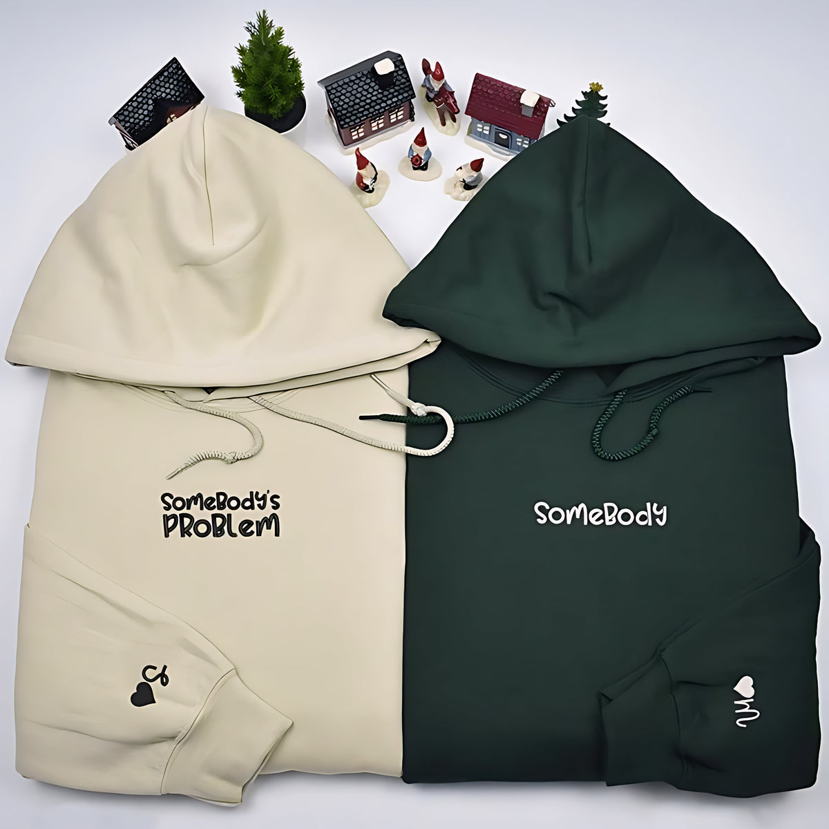 PRINTED COUPLE HOODIE