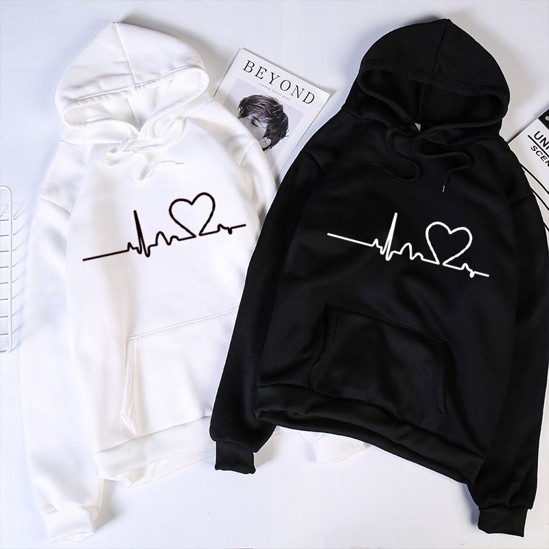 PRINTED COUPLE HOODIE