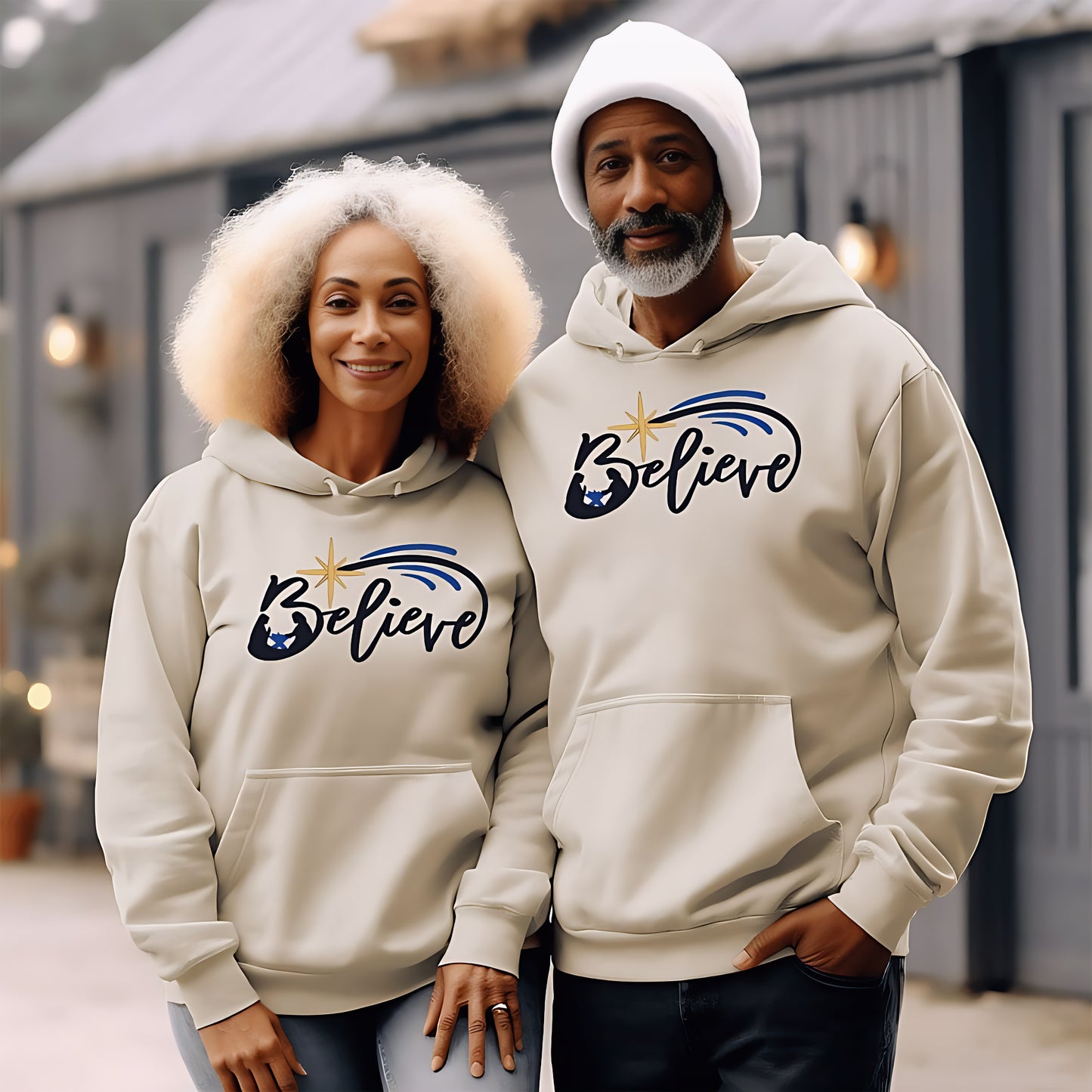 PRINTED COUPLE HOODIE