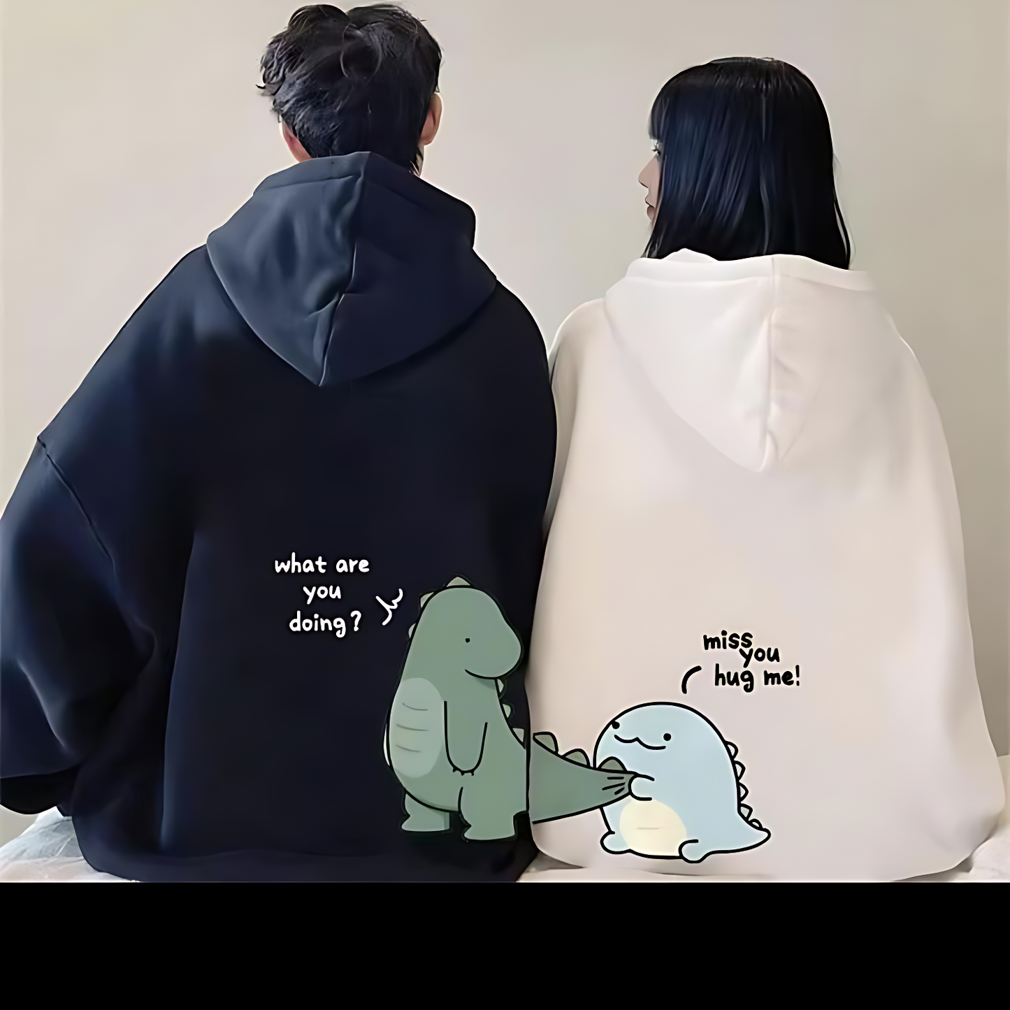 PRINTED COUPLE HOODIE