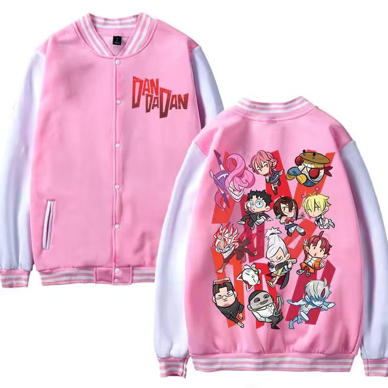 PRINTED BASEBALL JACKET