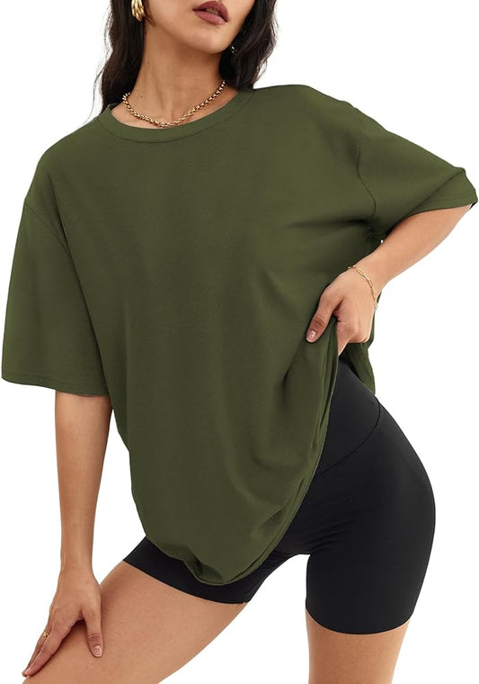 PACK OF 3 PLAIN OVERSIZED TEES