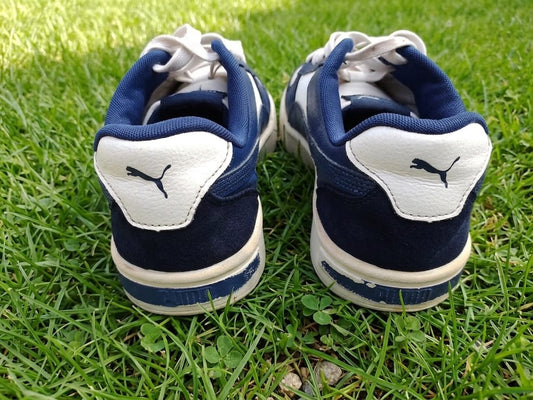 Puma Caven - White Navy Blue - 399398-07 - EUR 40 / UK 6.5 / US 7.5 - Pre-Loved