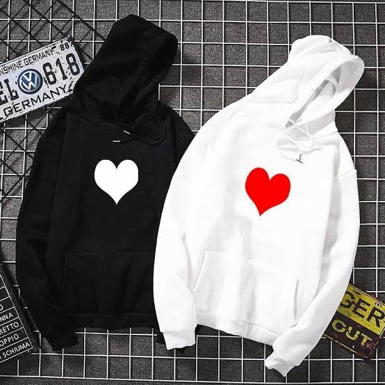 PRINTED COUPLE HOODIE