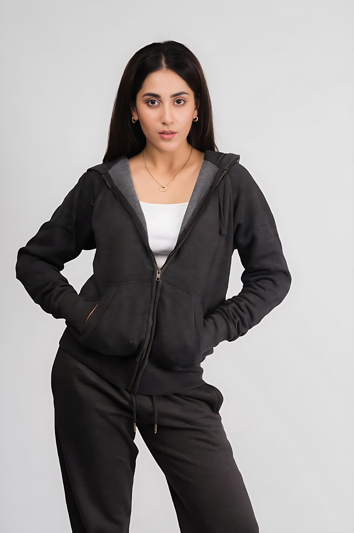 ZIPPER HOODIE