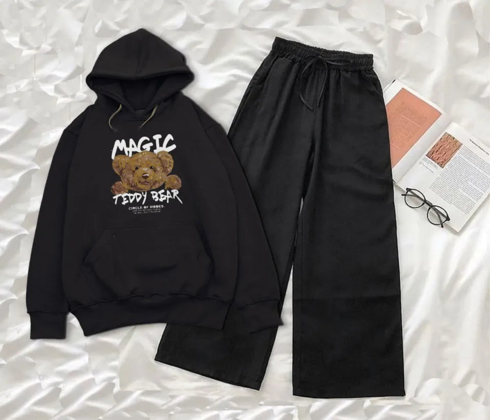 PRINTED HOODIE & TROUSER