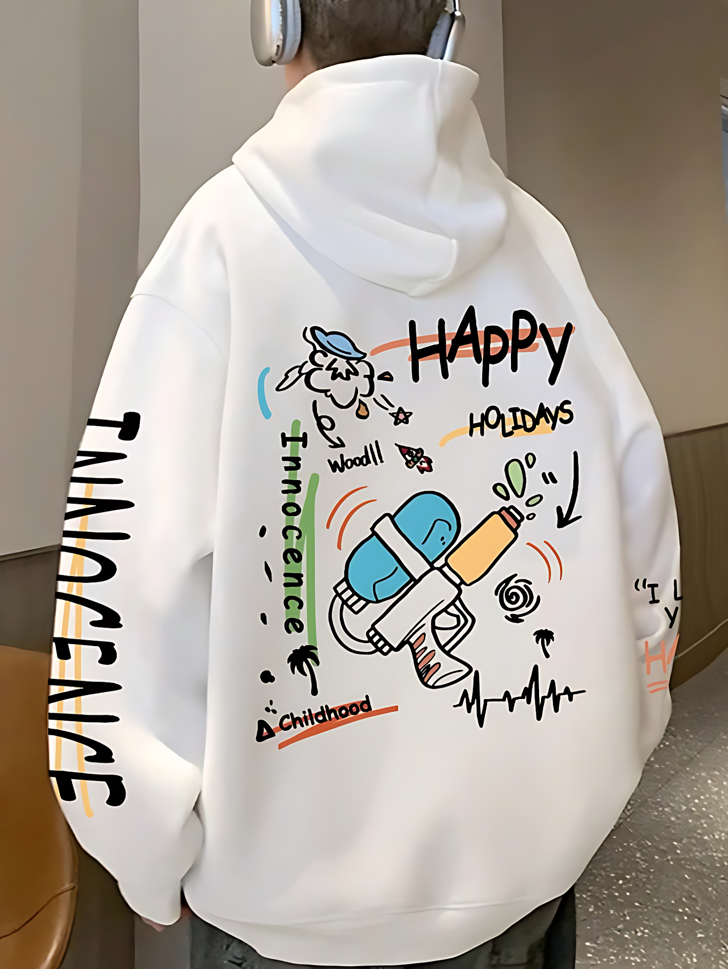 PRINTED HOODIE