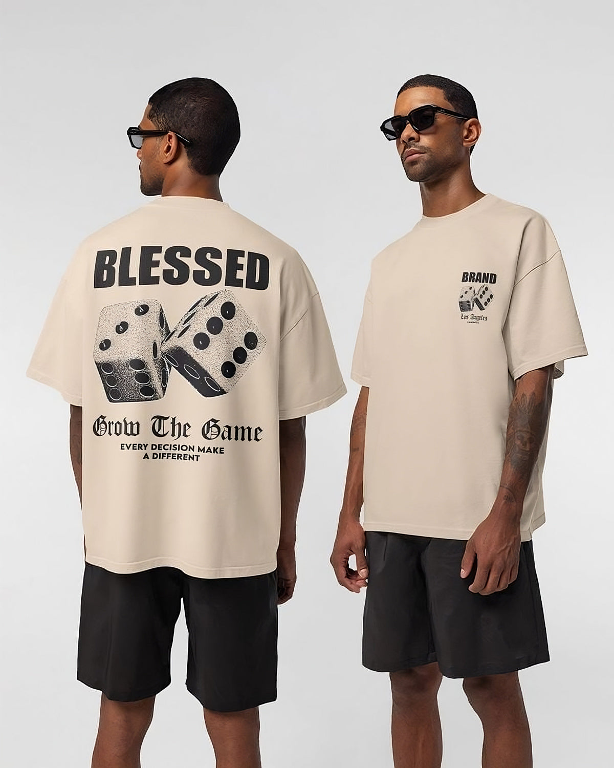 PACK OF 3 OVERSIZED TEES