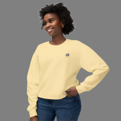 Crewneck Sweatshirt, Fleece Pullover Sweatshirt For Women