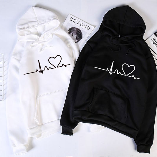 PRINTED COUPLE HOODIE