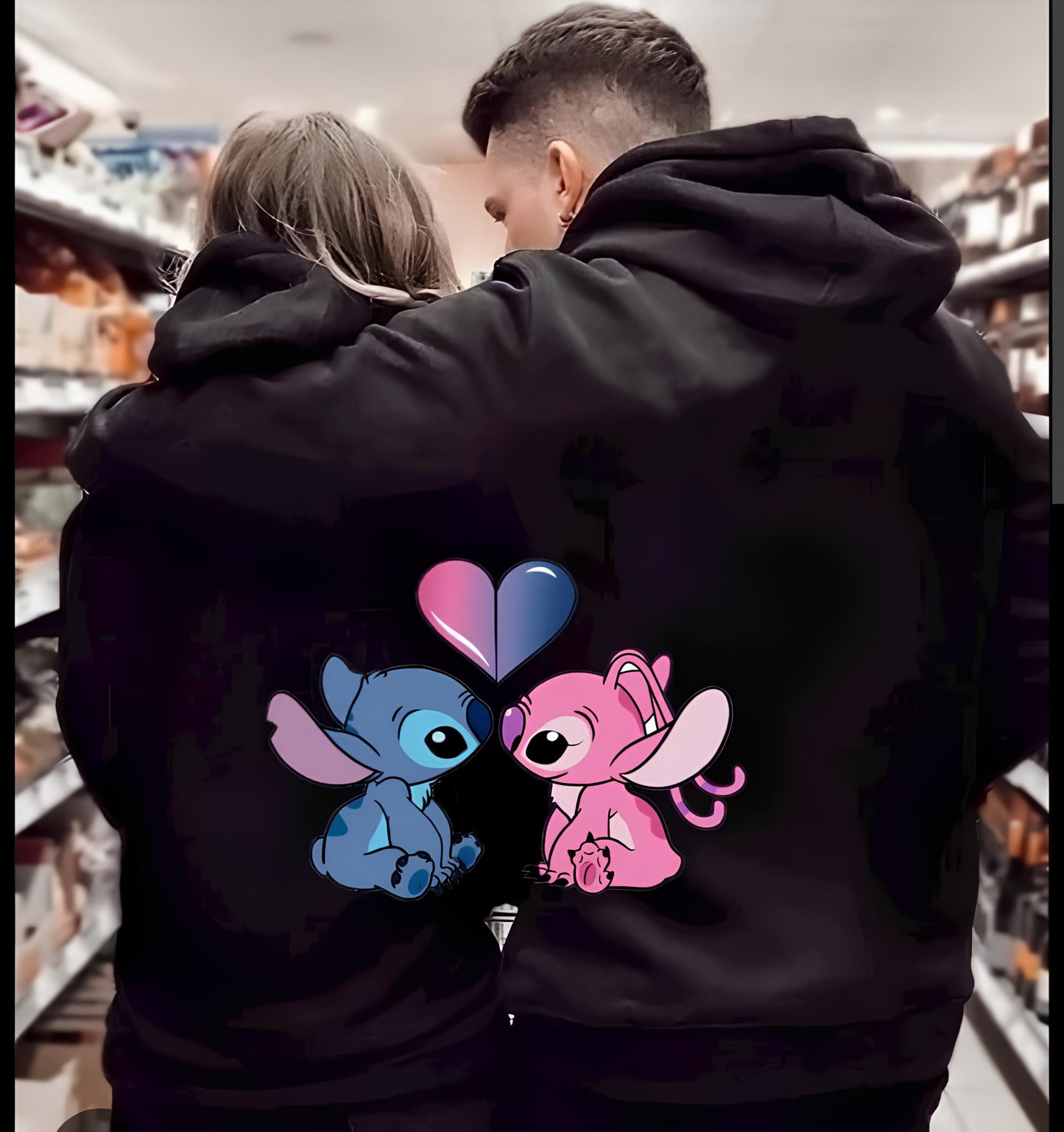 PRINTED COUPLE HOODIE