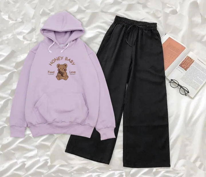 PRINTED HOODIE & TROUSER