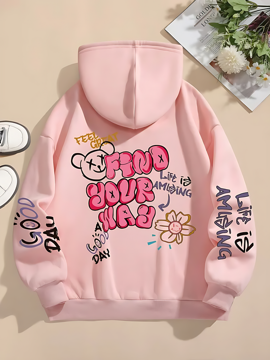 PRINTED HOODIE