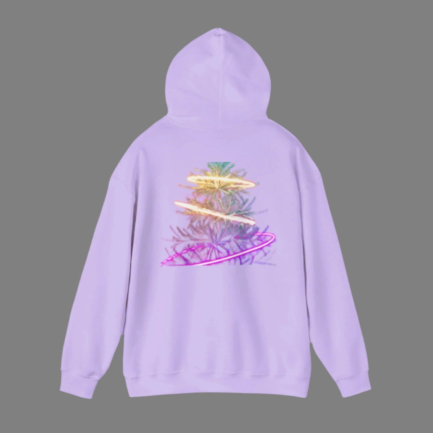 Christmas Tree Printed  Hoodie, Fleece Hoodie