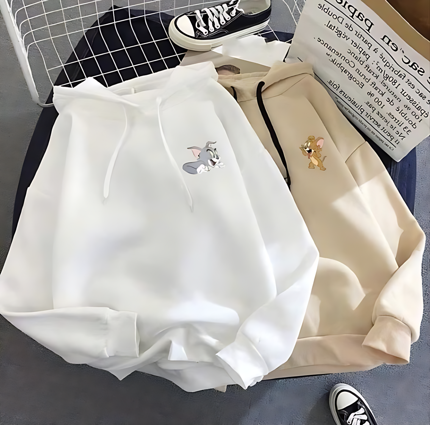 PRINTED COUPLE HOODIE