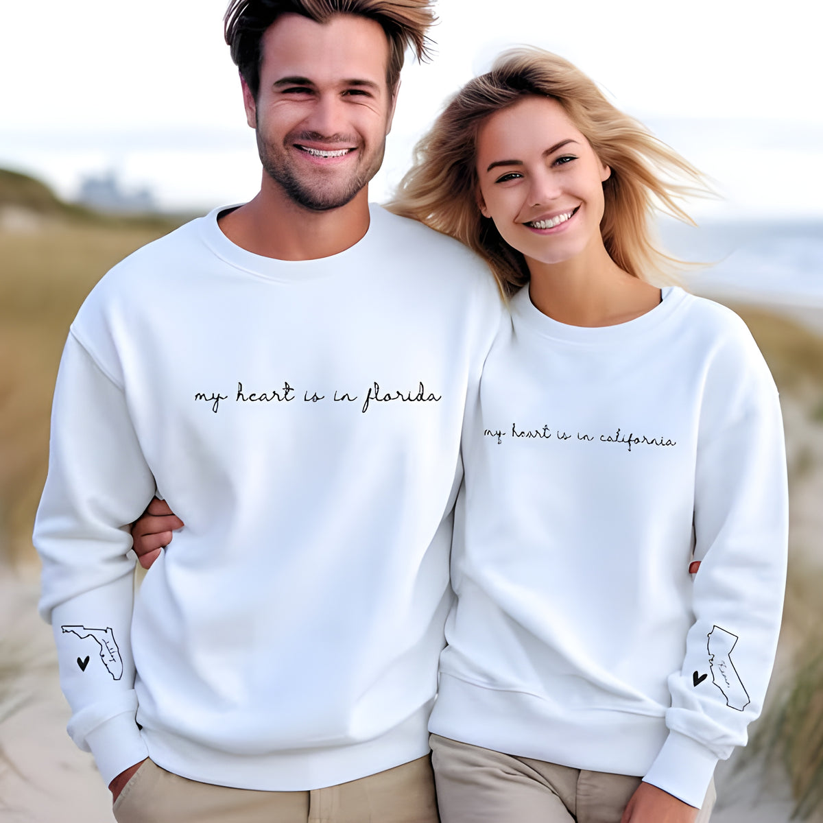 COUPLE PRINTED SWEATSHIRT