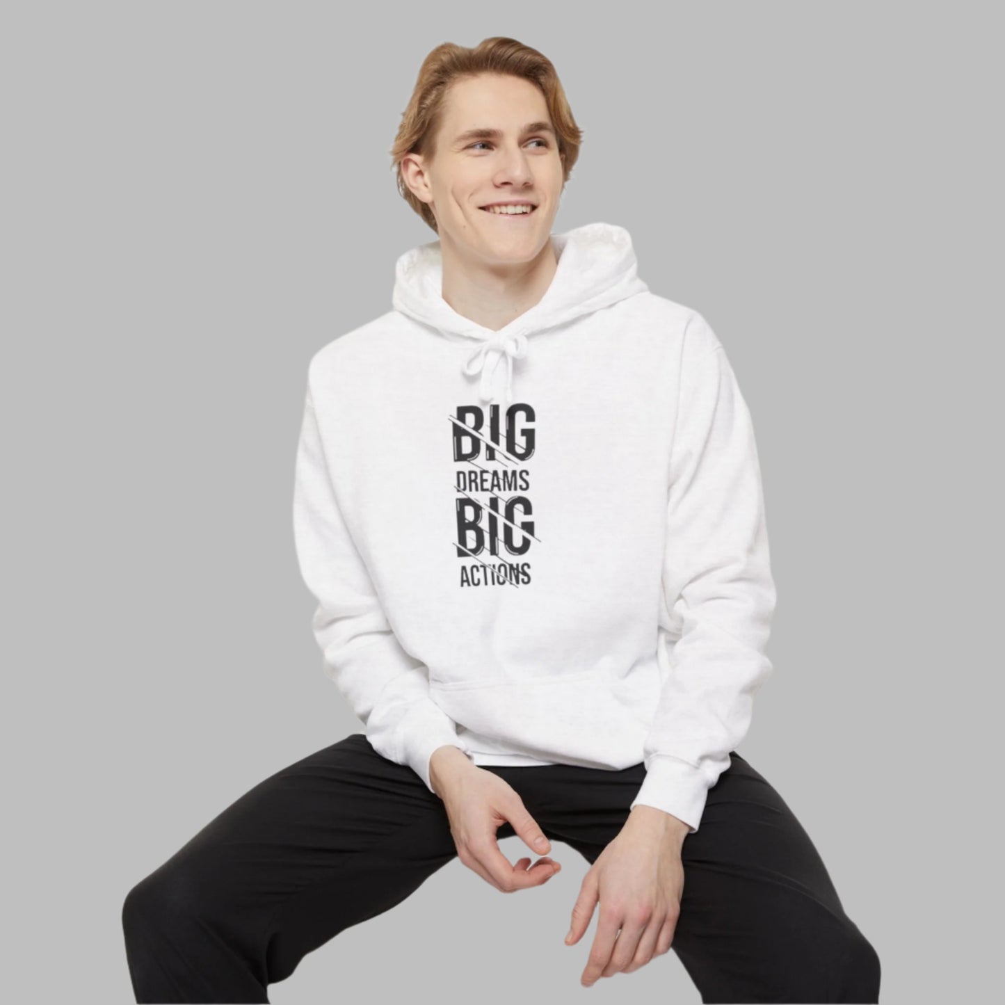 Men's Printed Hoodie 280-300 GSM, Fleece Hoodie, Hooded Sweatshirt for Men