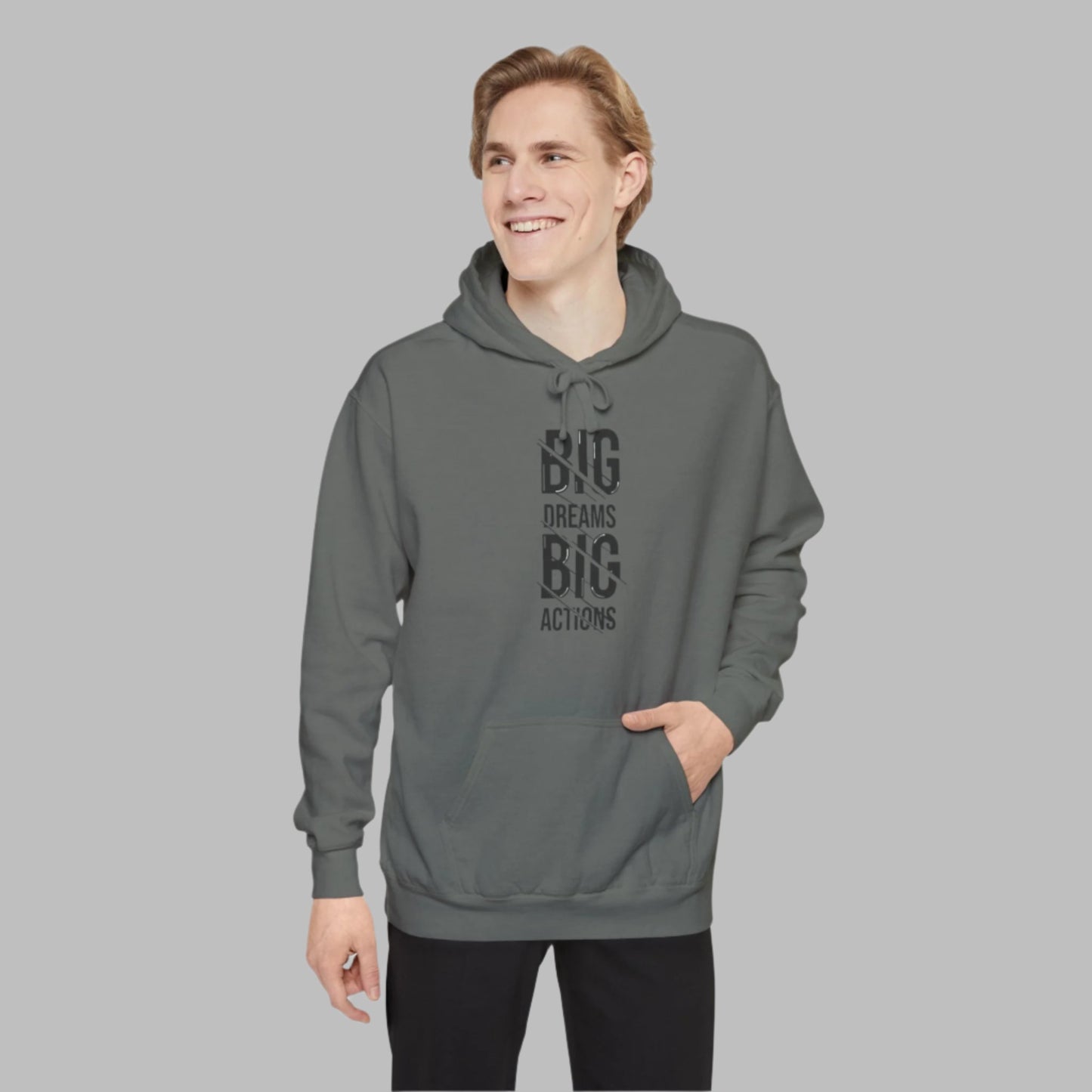 Men's Printed Hoodie 280-300 GSM, Fleece Hoodie, Hooded Sweatshirt for Men