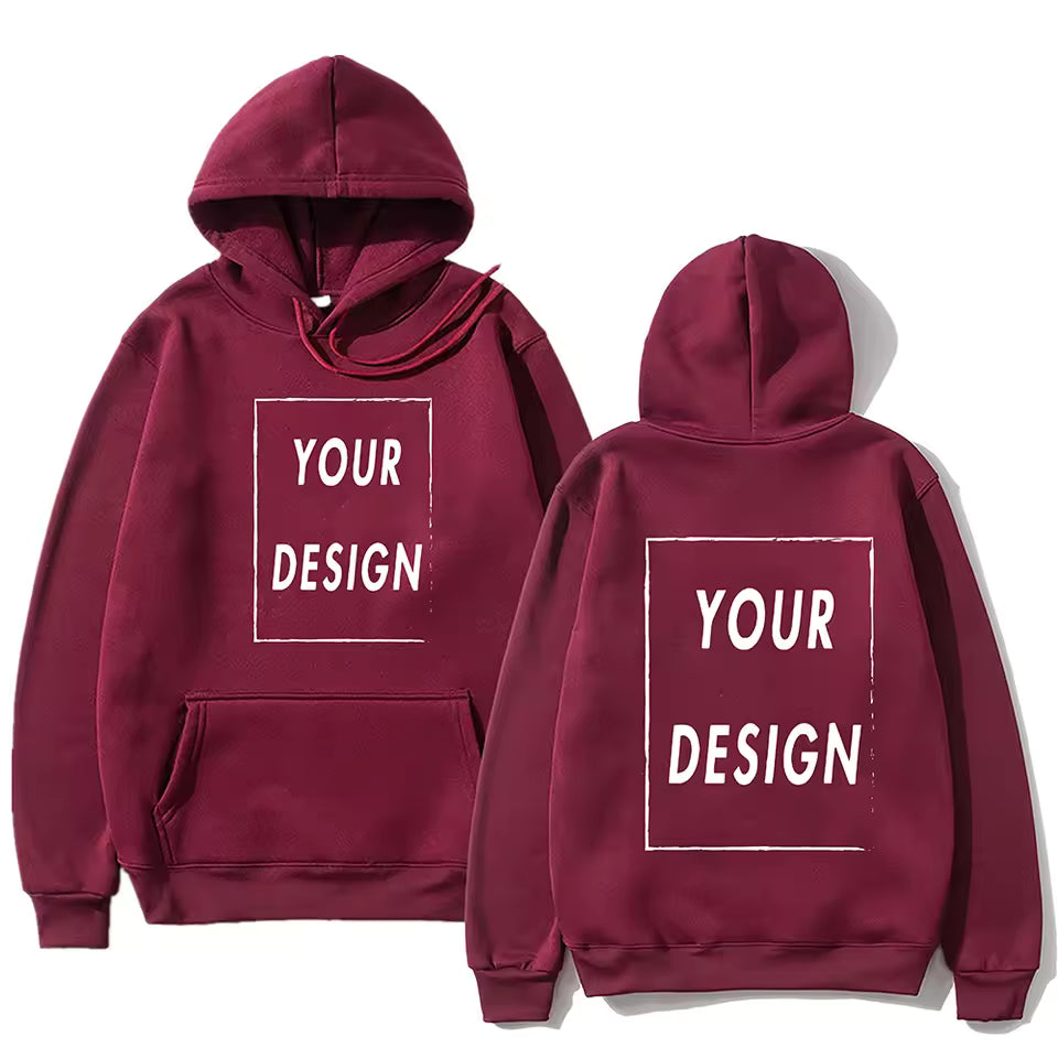 CUSTOMIZE HOODIES ( BOTH SIDES PRINTED )