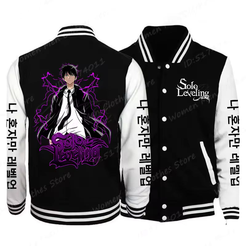 PRINTED BASEBALL JACKET