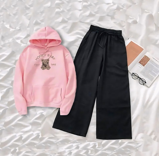 PRINTED HOODIE & TROUSER