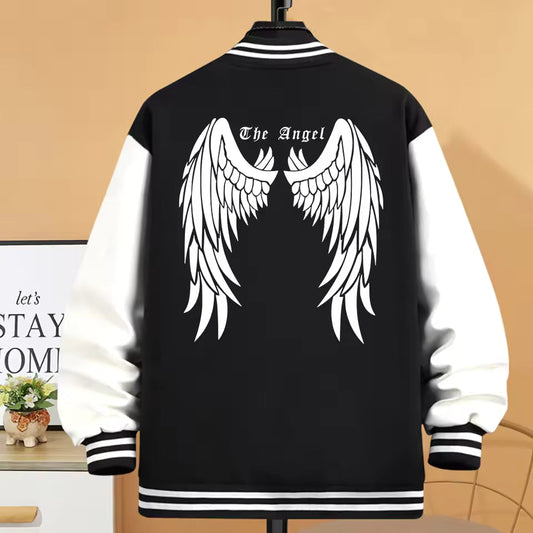 PRINTED BASEBALL JACKET