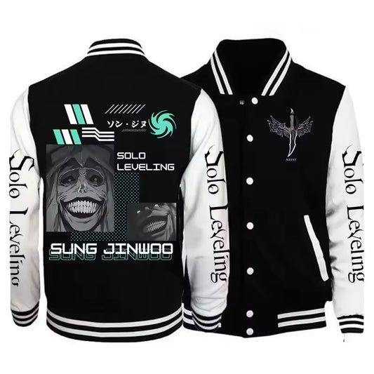 PRINTED BASEBALL JACKET