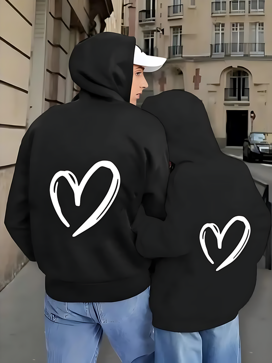 PRINTED COUPLE HOODIE