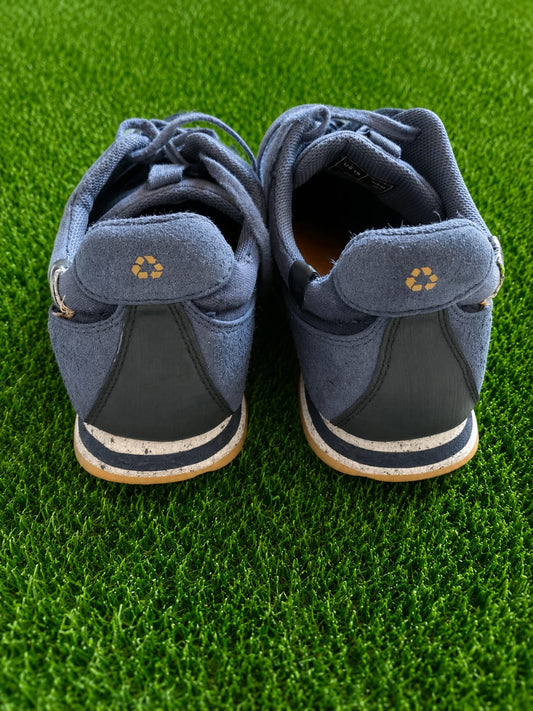 SAOLA Tsavo Navy Blue Eco Sneakers - EUR 43 US 10 - Cork Insole - Pre-Loved