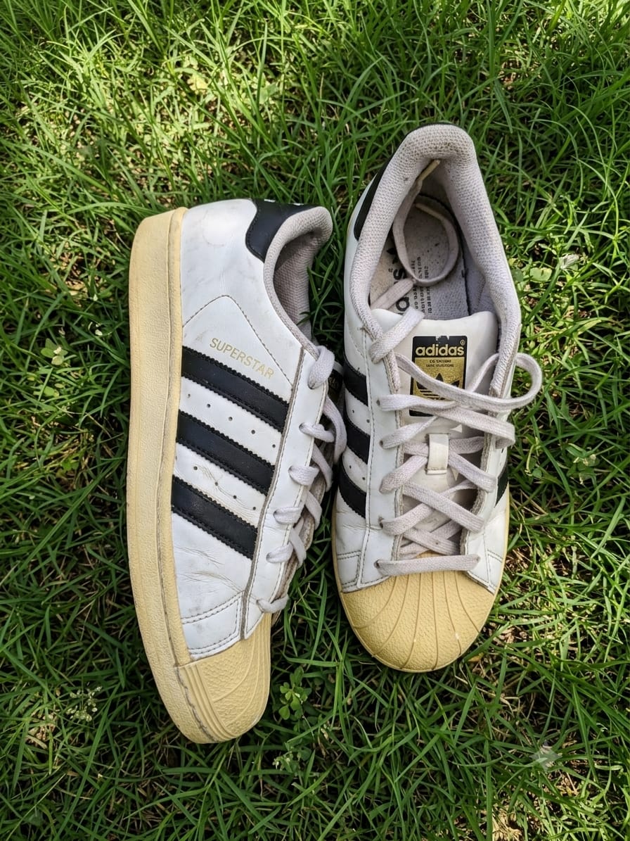 Adidas Superstar - White Black - Shell Toe - C77124 - EUR 39 1/3 / US 6.5 / UK 6 - Pre-Loved