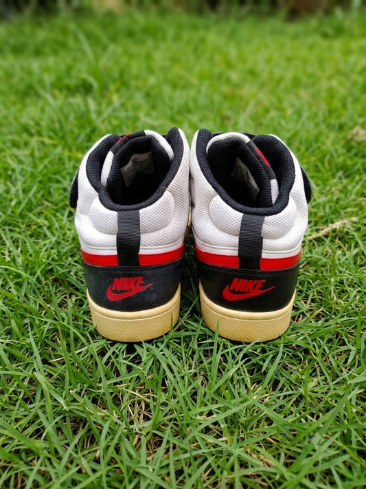 Court Borough Mid 2 - White Black University Red - High Top - Original