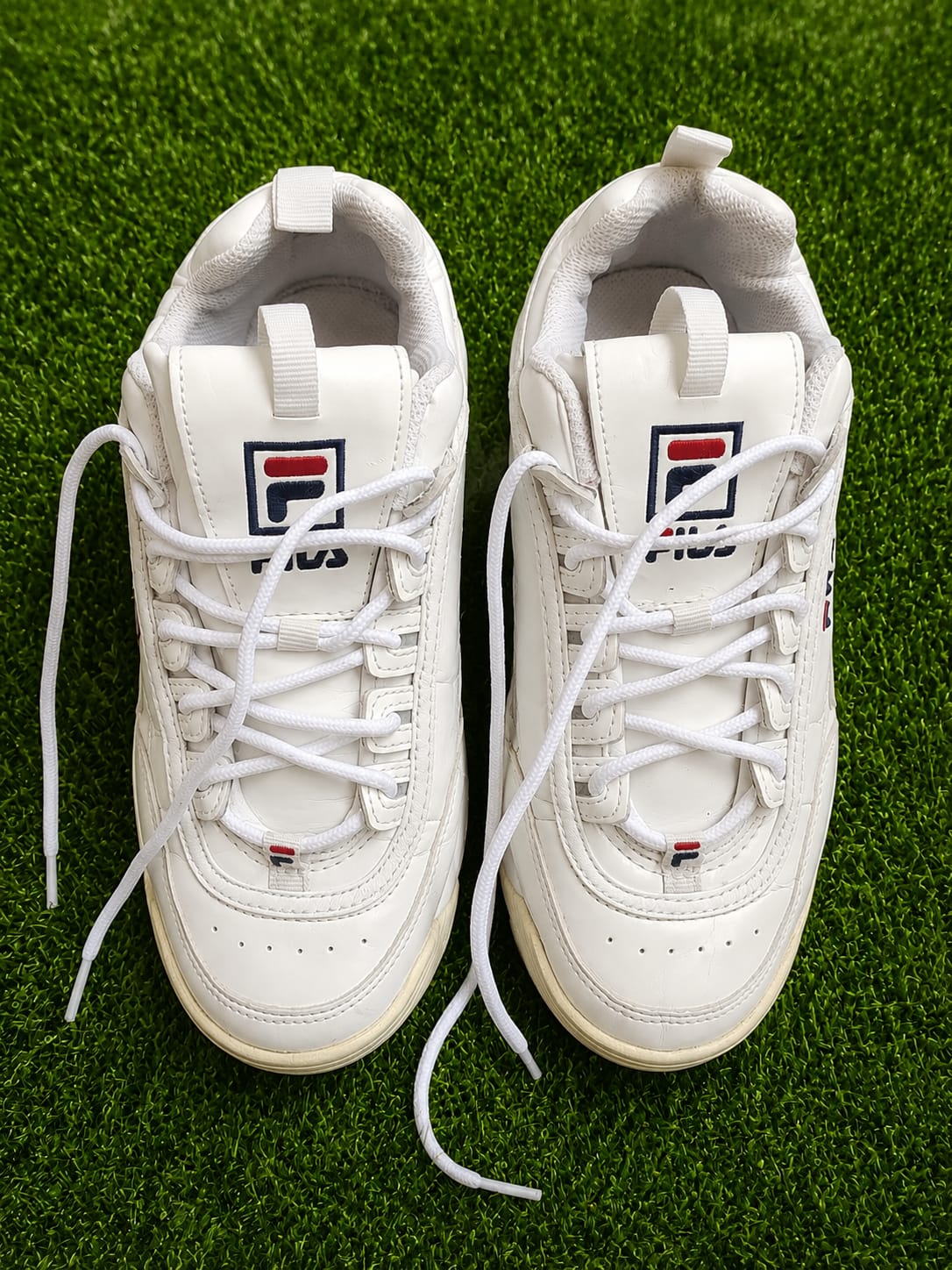 FILA Disruptor II - White - 3FM00712 125 - EUR 39.5 / US 7 / UK 6 - Pre-Loved