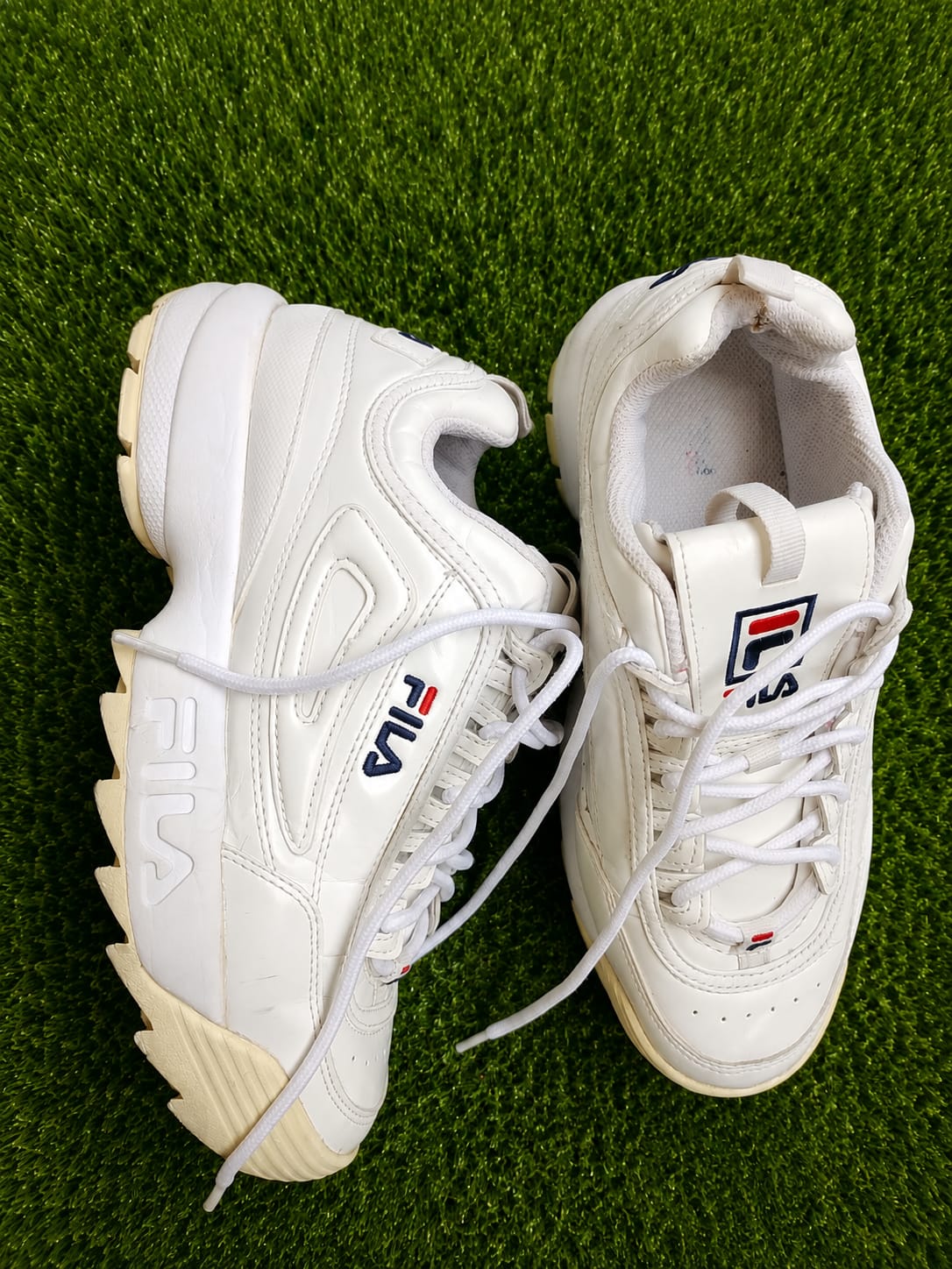 FILA Disruptor II - White - 3FM00712 125 - EUR 39.5 / US 7 / UK 6 - Pre-Loved