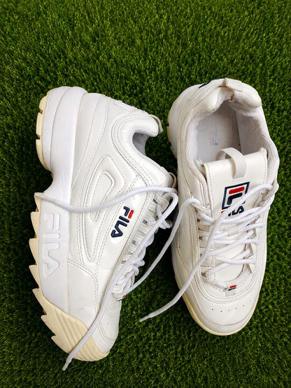 FILA Disruptor II - White - 3FM00712 125 - EUR 39.5 / US 7 / UK 6 - Pre-Loved