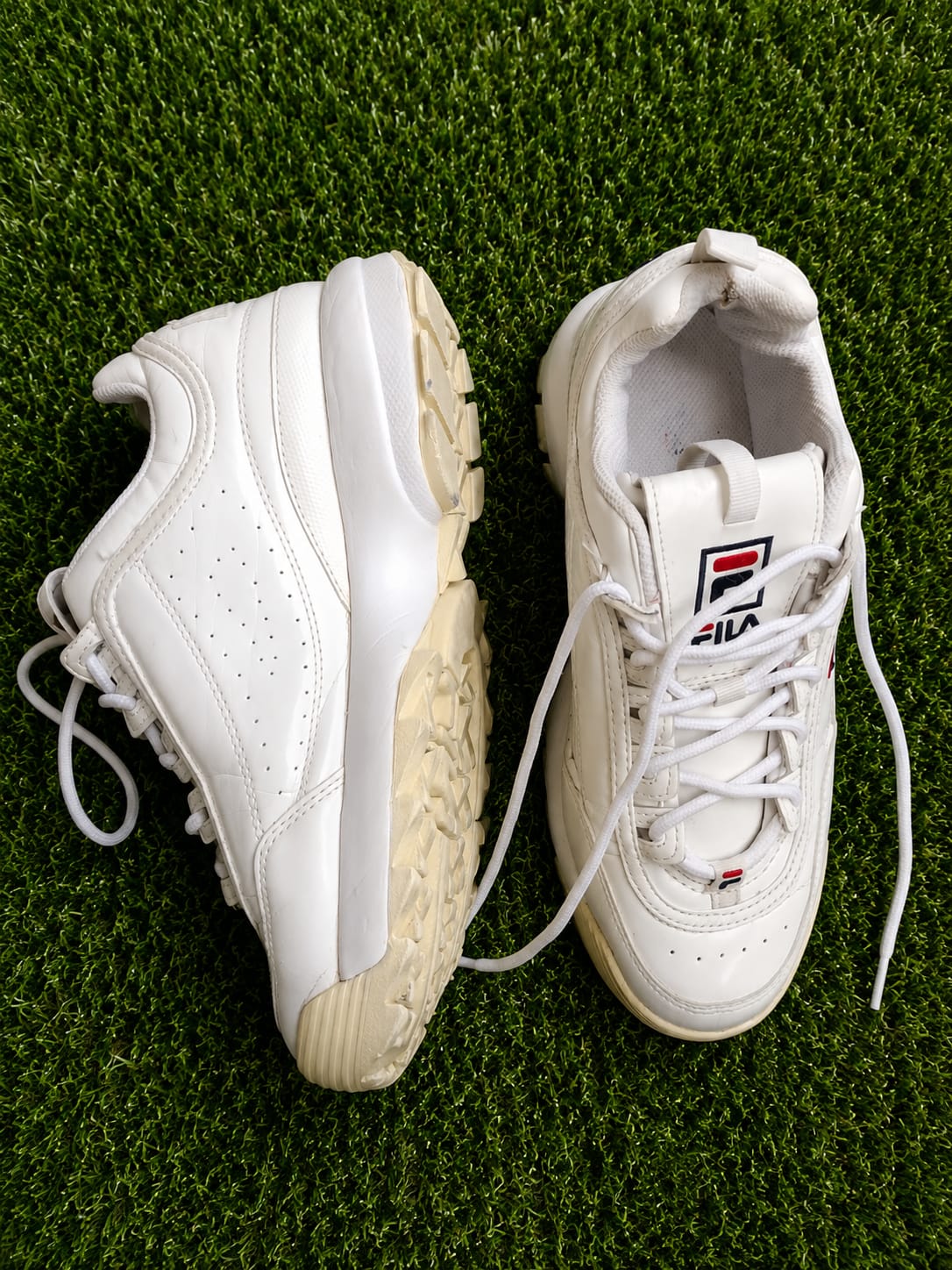 FILA Disruptor II - White - 3FM00712 125 - EUR 39.5 / US 7 / UK 6 - Pre-Loved