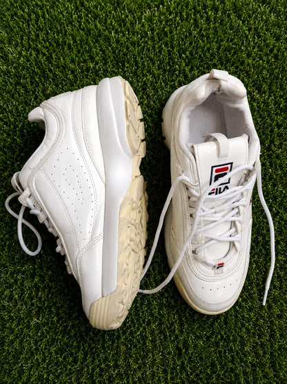 FILA Disruptor II - White - 3FM00712 125 - EUR 39.5 / US 7 / UK 6 - Pre-Loved
