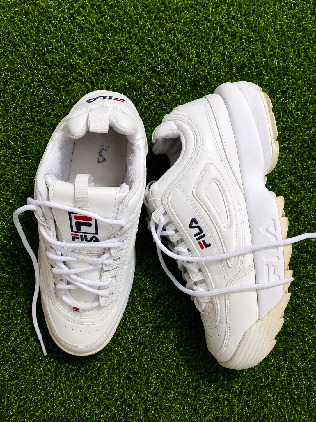 FILA Disruptor II - White - 3FM00712 125 - EUR 39.5 / US 7 / UK 6 - Pre-Loved