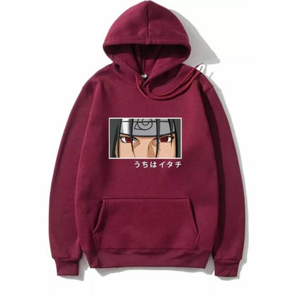 ITACHI ANIME PRINTED HOODIE