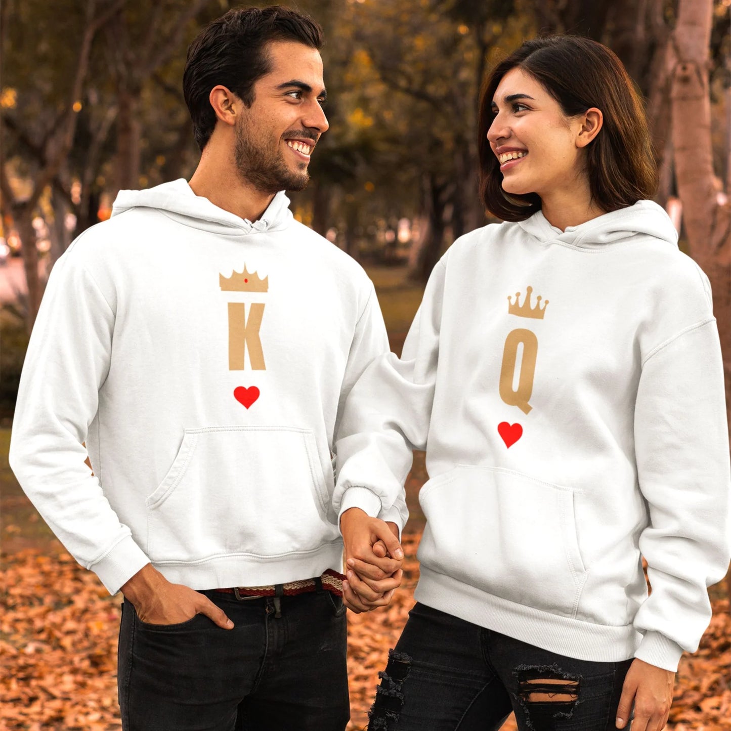PRINTED COUPLE HOODIE