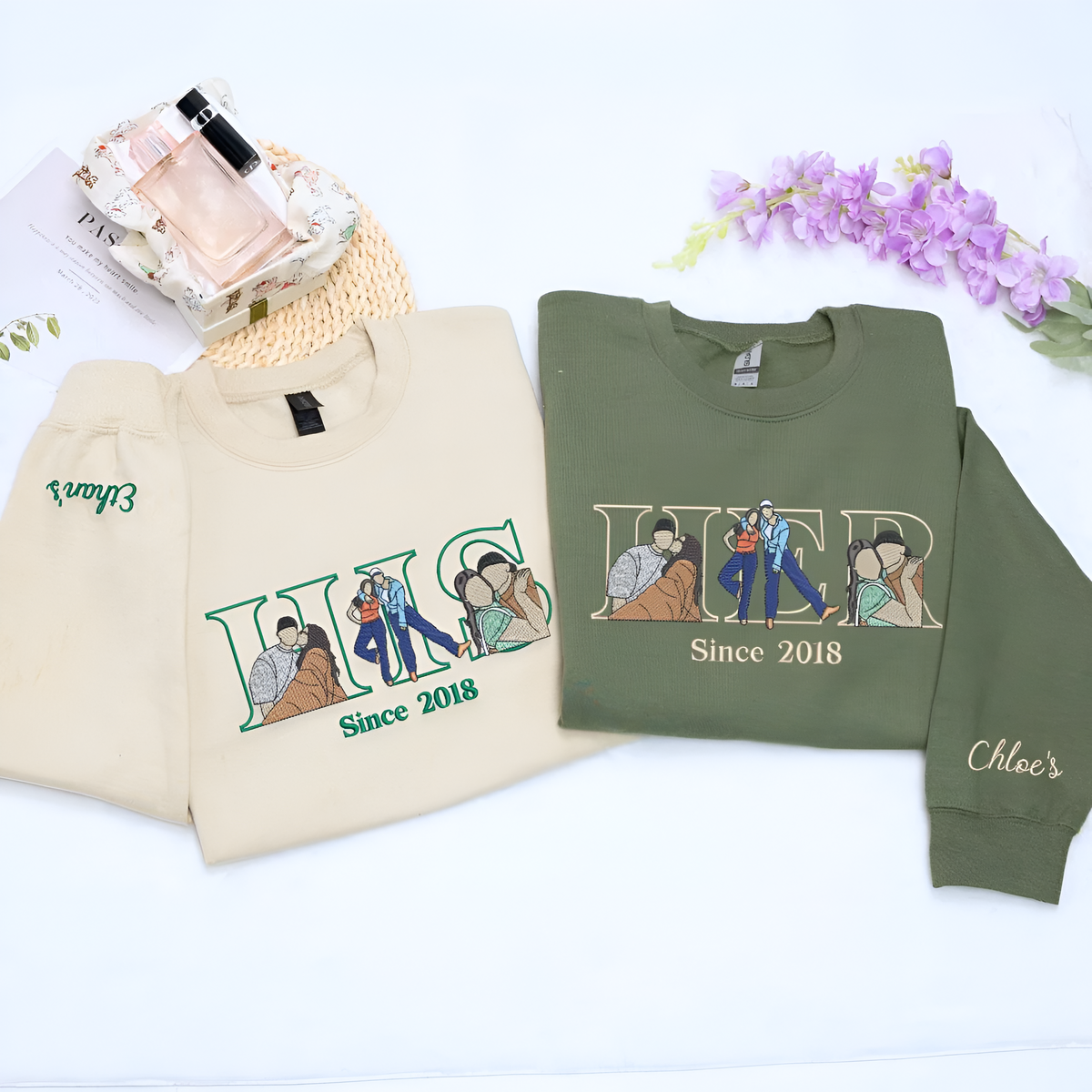 COUPLE PRINTED SWEATSHIRT