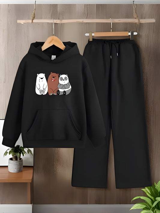 PRINTED HOODIE & TROUSER