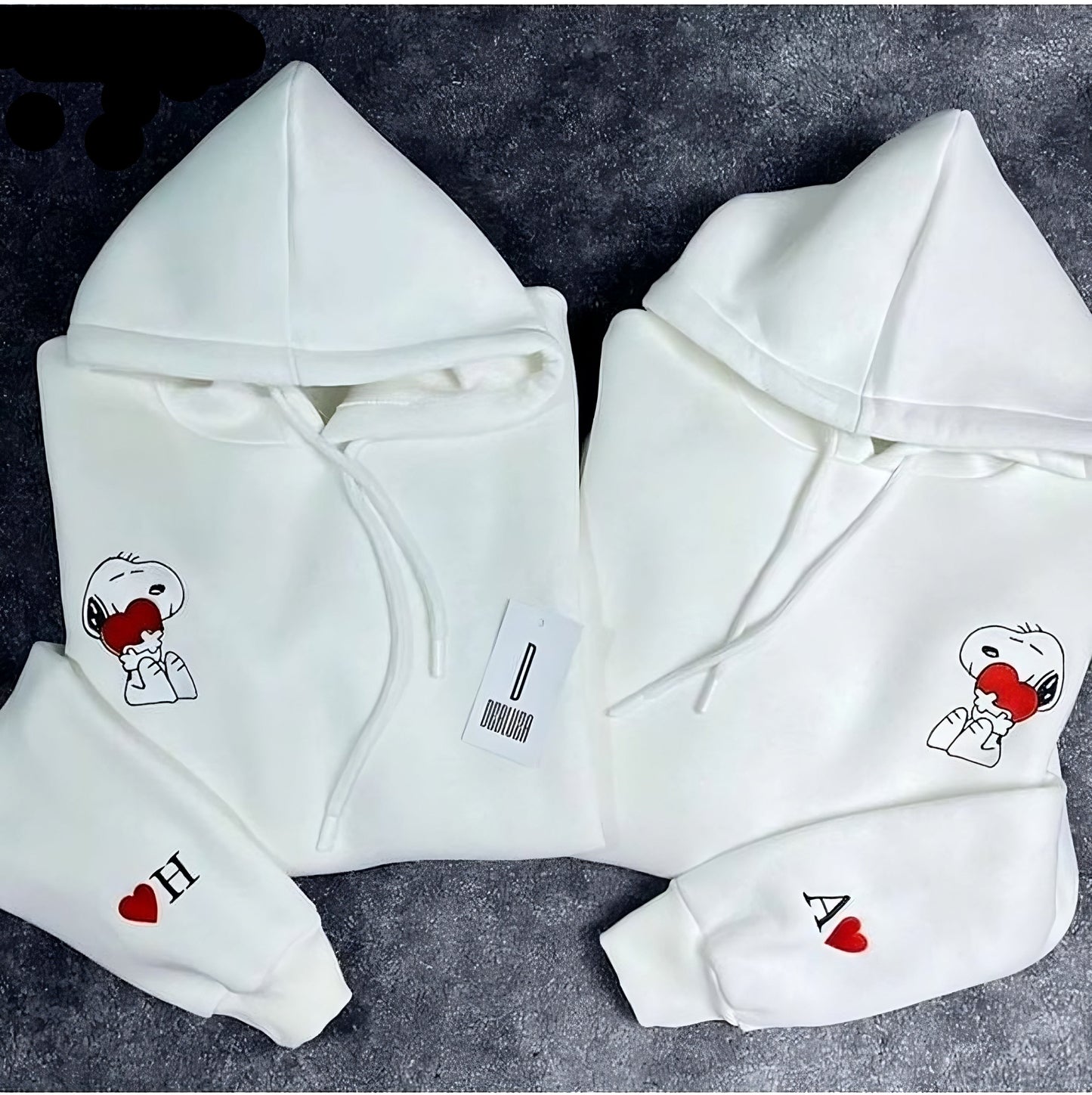 PRINTED COUPLE HOODIE