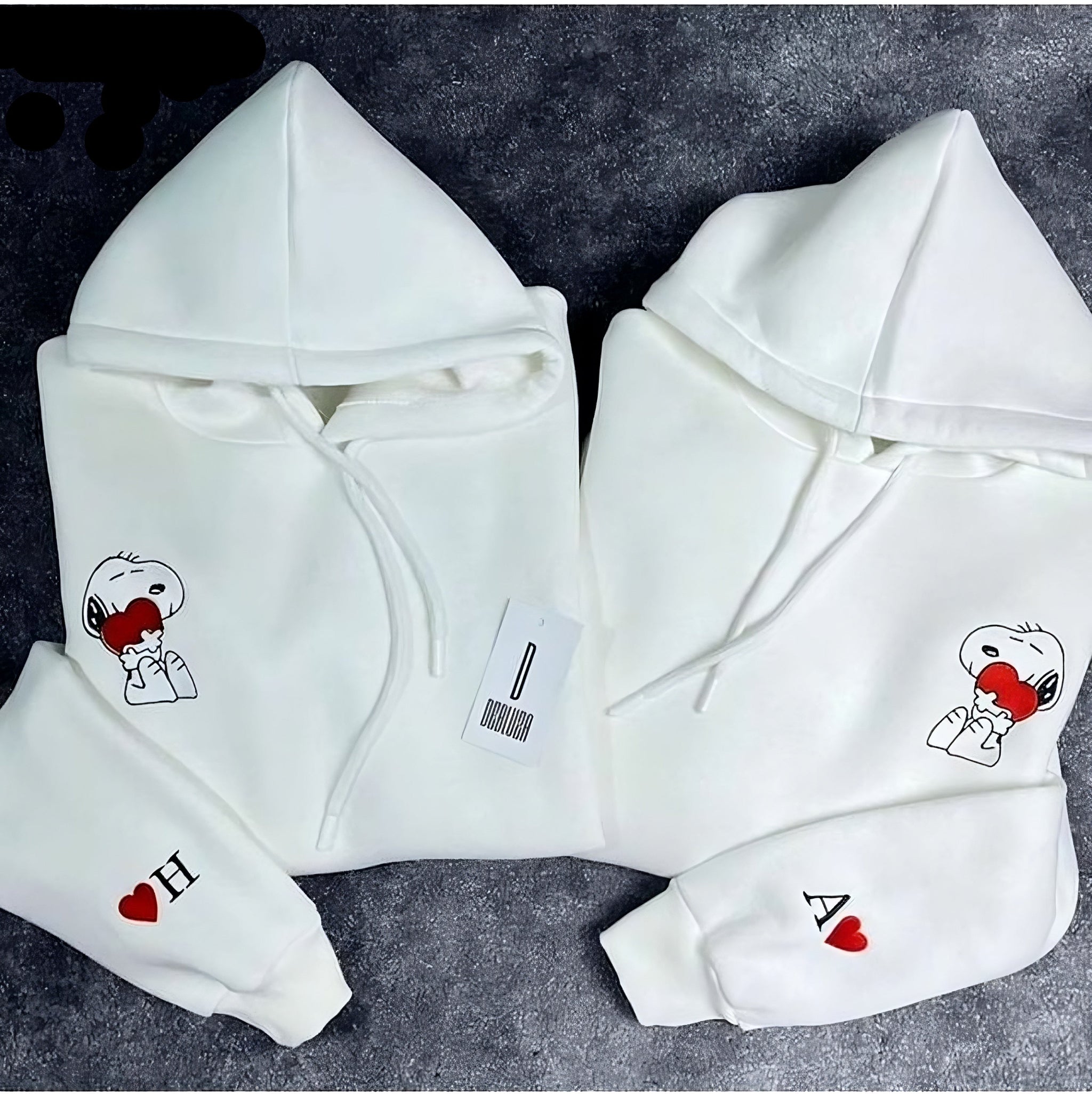 PRINTED COUPLE HOODIE